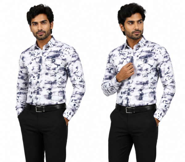 Brown Printed