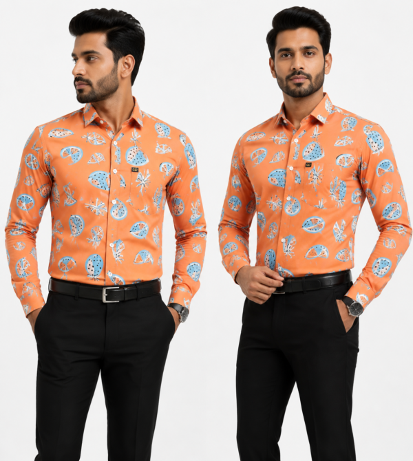 Orange Fruit Printed