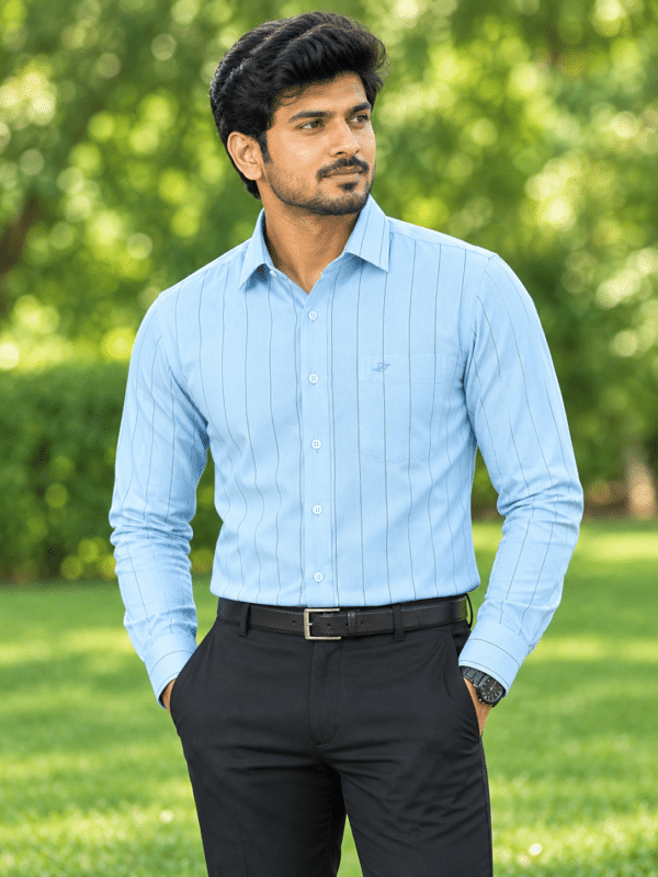 Sky Blue - Stripes